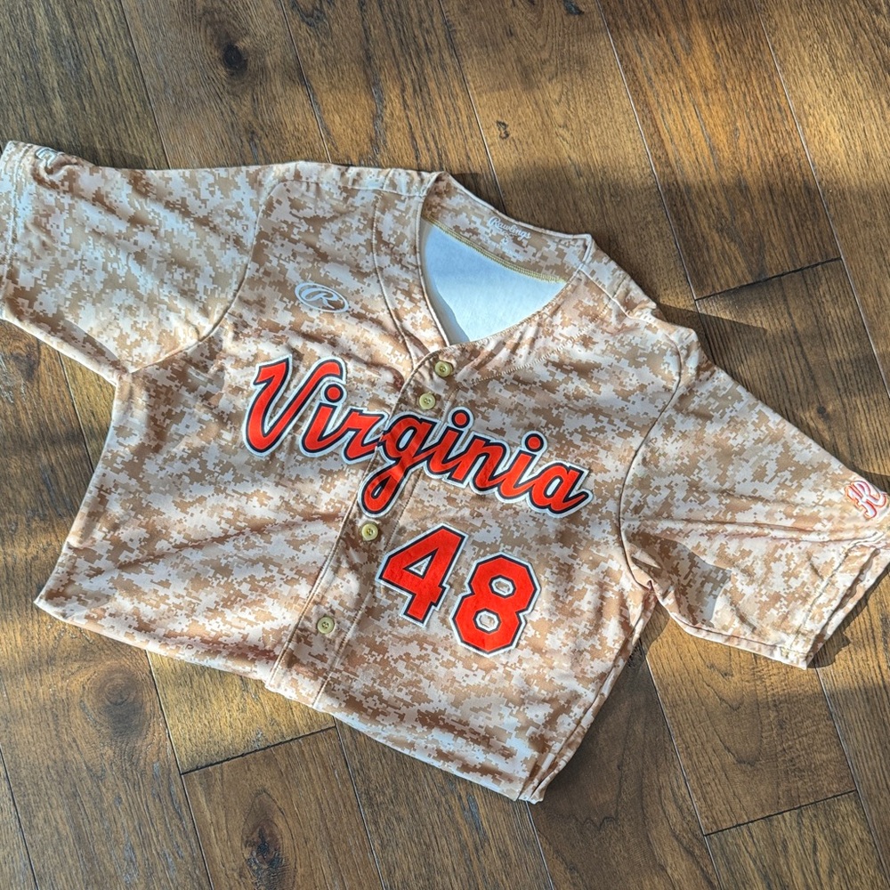 UVA authentic Tan Camo Jersey